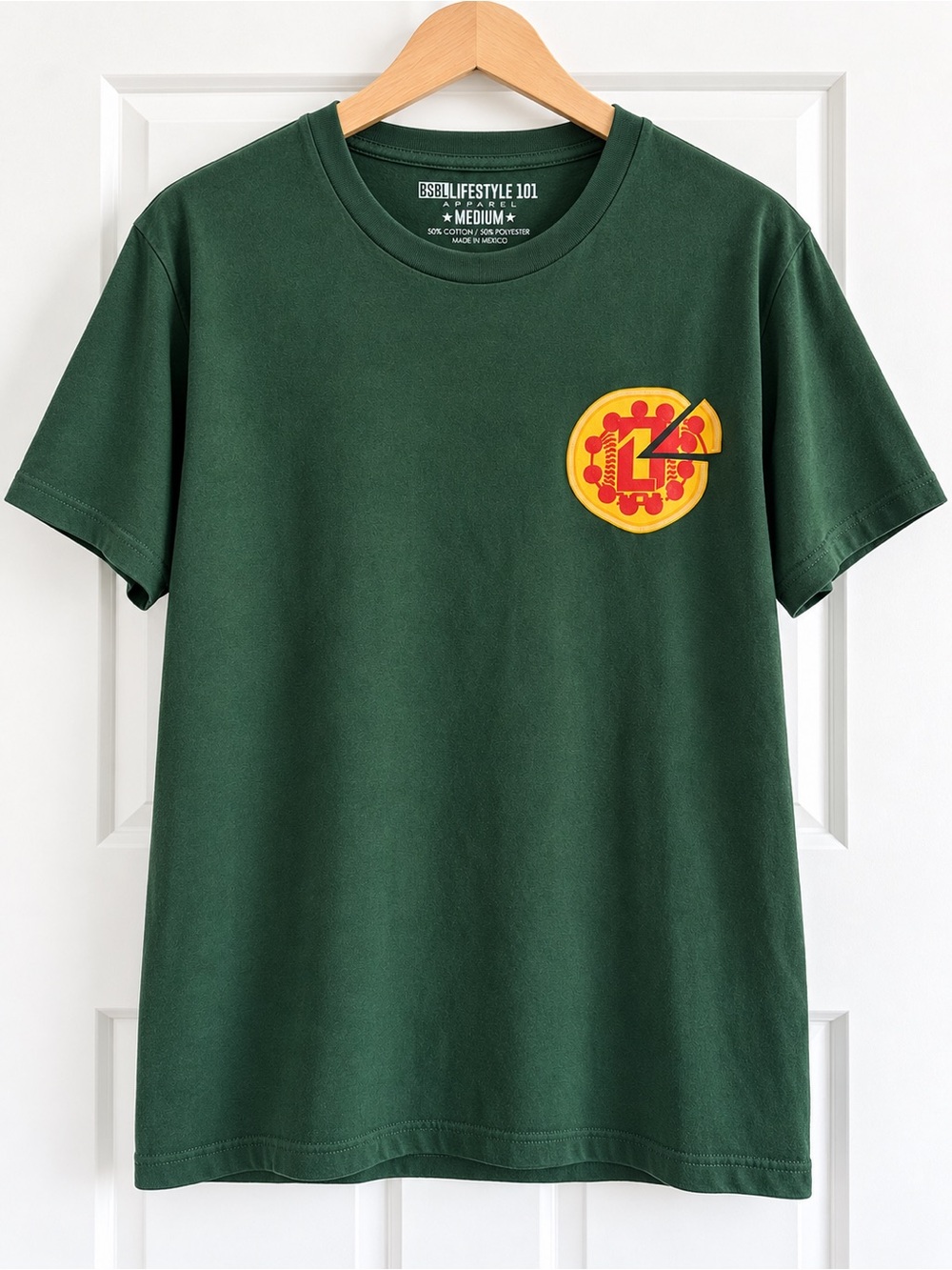 BSBL Lifestyle 101 Batter’s Box Pizza Graphic T-Shirt Men’s M Green